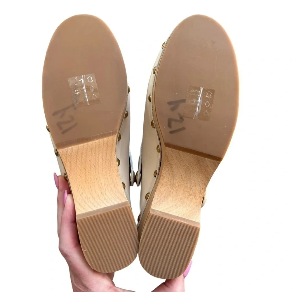 J. Crew - NWOB Convertible Leather Clogs Sz 6.5